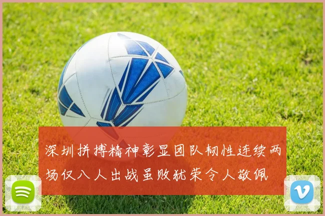 深圳拼搏精神彰显团队韧性连续两场仅八人出战虽败犹荣令人敬佩